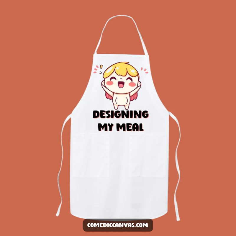 Funny Art Paper Apron: Accept Designs with Creative Style