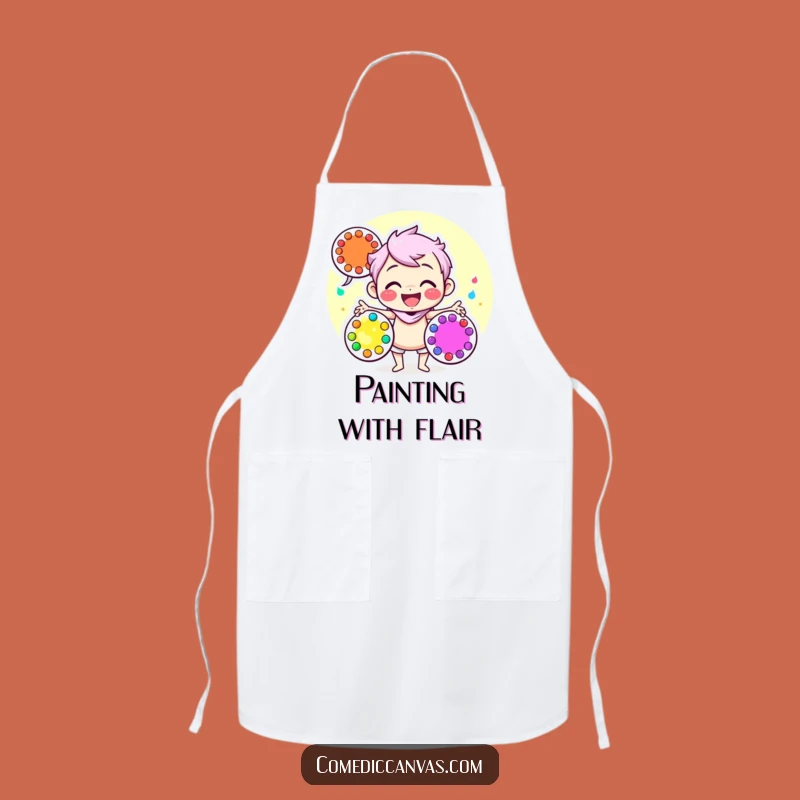 Funny Artist Apron - Juggling Colors for Messy Creative Fun Gift