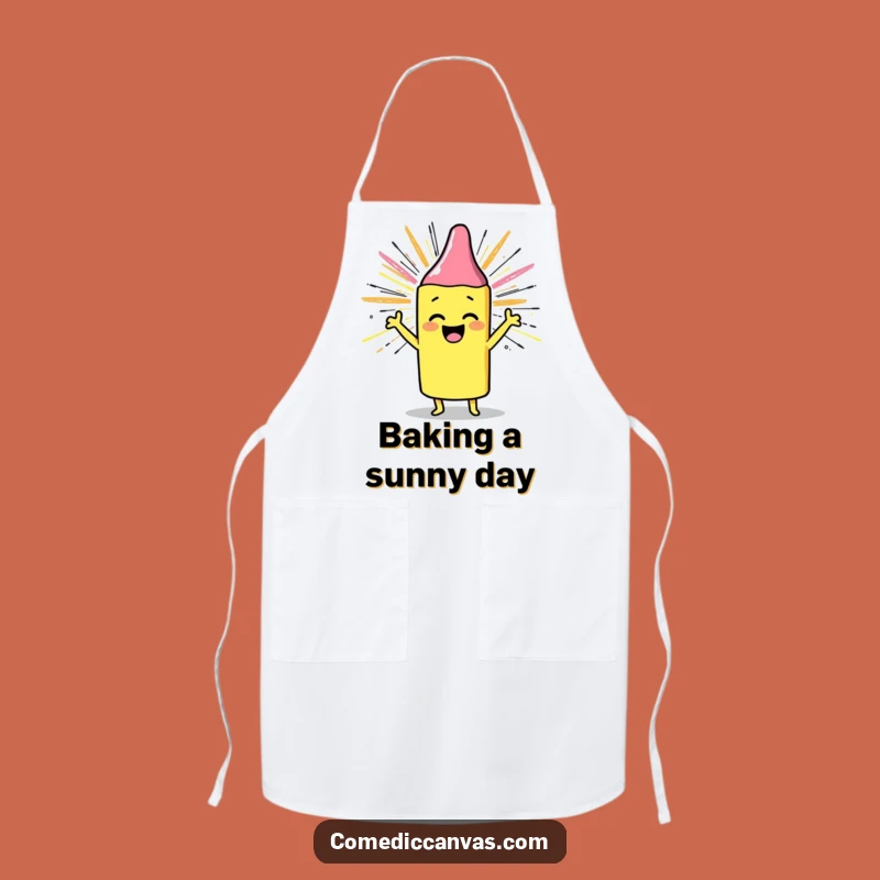 Funny Crayon Apron: Joyful Protection for Creative Cooks