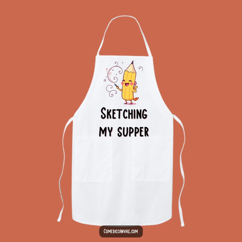 Funny Pencil Apron: Protect Your Clothes While Drawing Whimsical Designs