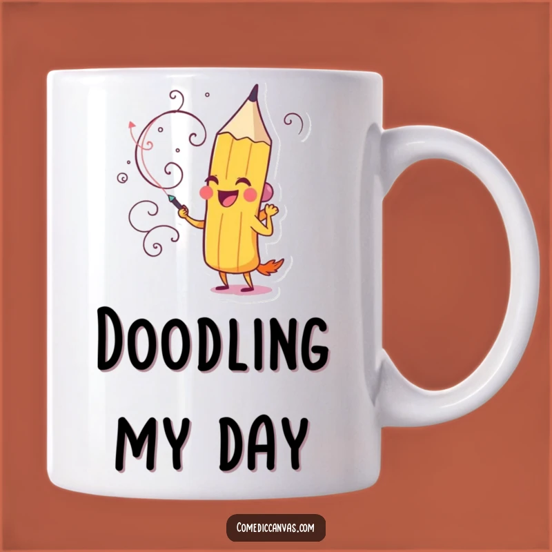 Funny Pencil Drawing Mug: A Whimsical Gift for Creative Minds Who Love Art