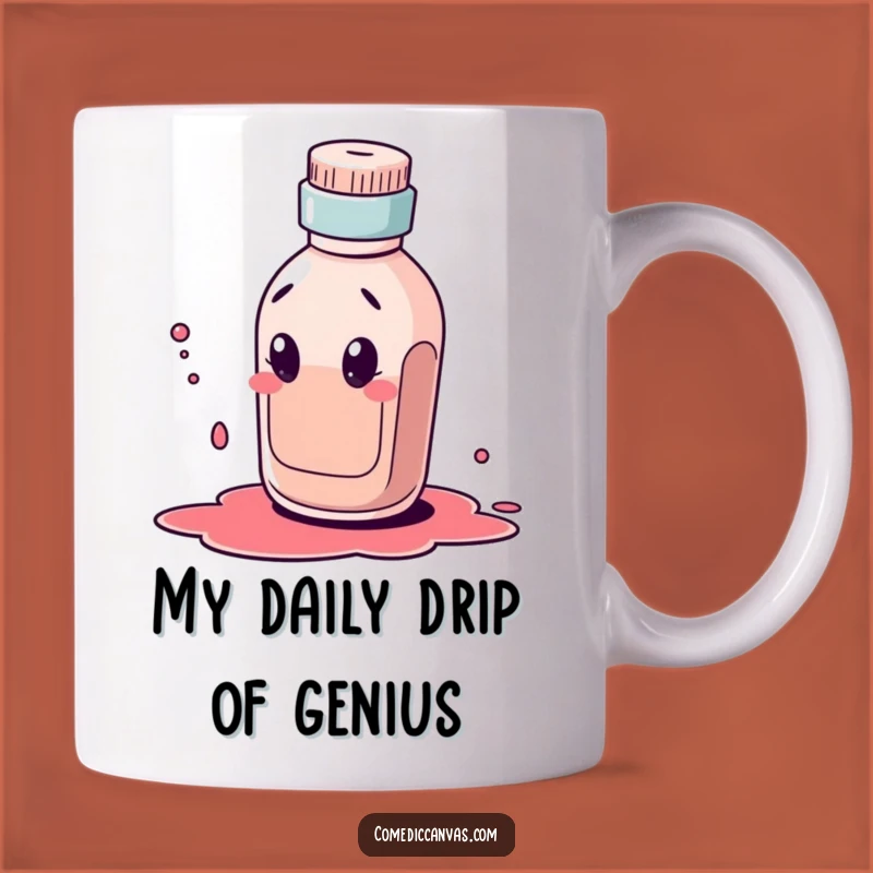 Funny Ink Bottle Character Mug: A Comical Gift for Creative Mess-Makers