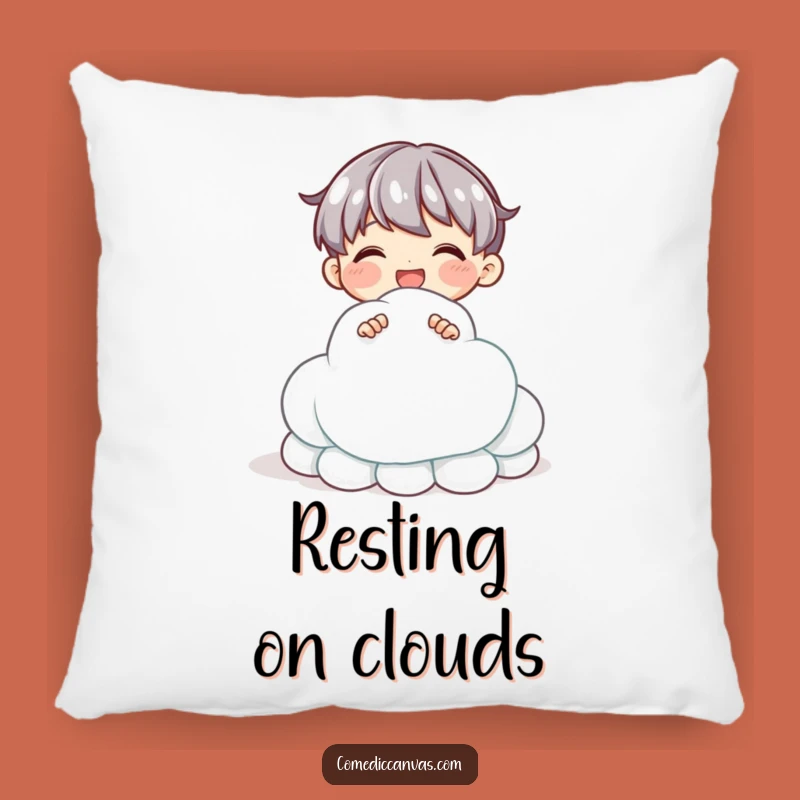 Funny Cloud Sculpting Pillow: Snuggle Up with Artistic Whimsy