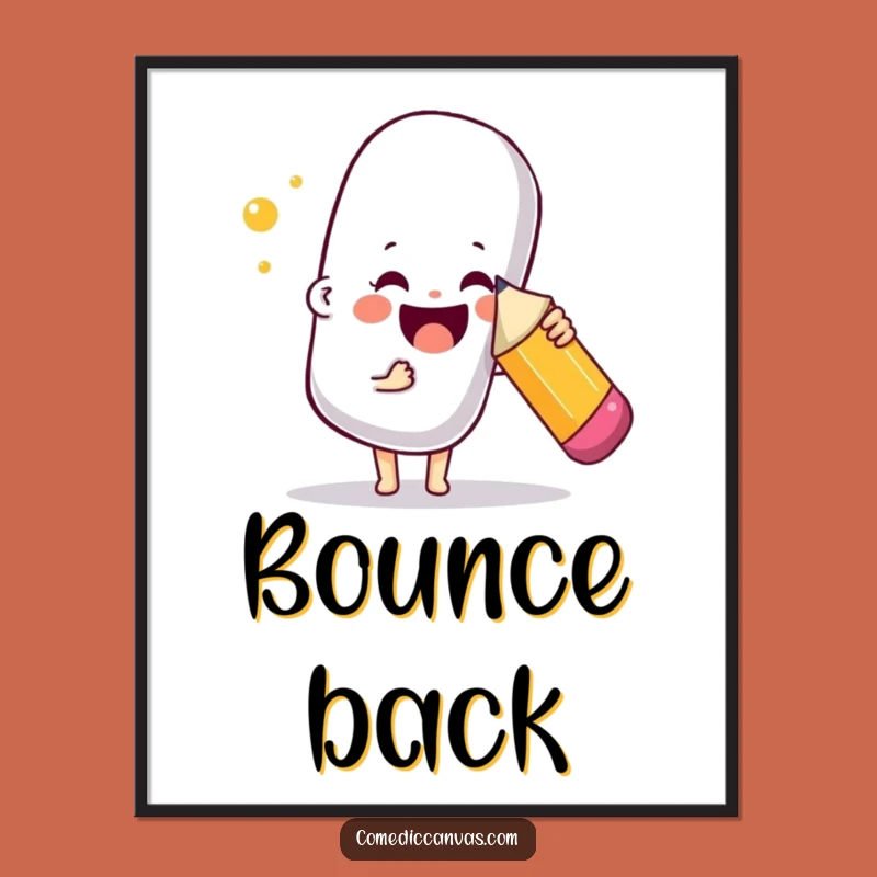 Funny Art Eraser Digital Print - Playful Decor Download Gift