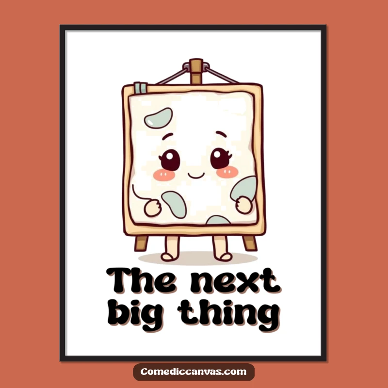 Funny Masterpiece Canvas Digital Art - Smiling Character Download