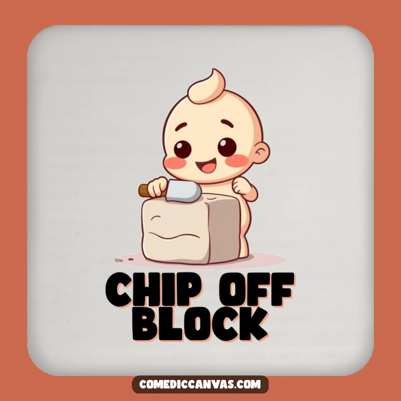 Funny Chisel Coasters: Protect Surfaces with Sculpting Humor and Artistic Flair