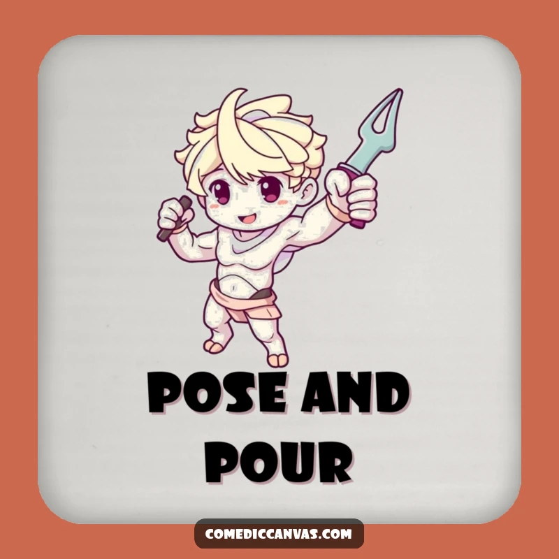 Funny Sculpture Arm Coasters: Protect Surfaces with Dramatic Artistic Humor