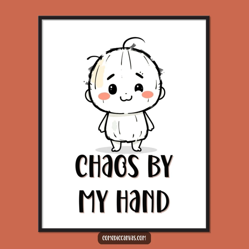 Funny Charcoal Stick Poster: Inspiring Art Smudge Design for Walls