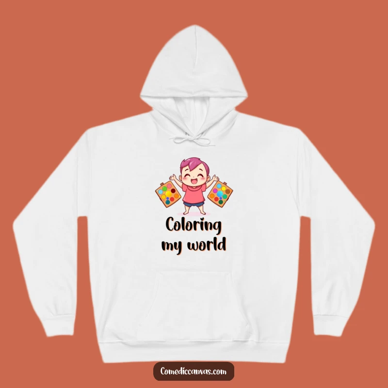 Funny Juggling Artist Hoodie - Cozy, Hilarious Comfort for Creative Minds