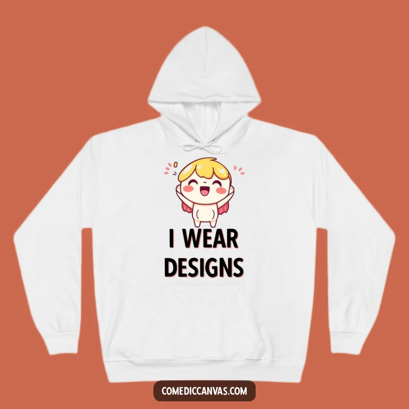 Funny Art Paper Hoodie: Cozy Acceptance of Creative Designs