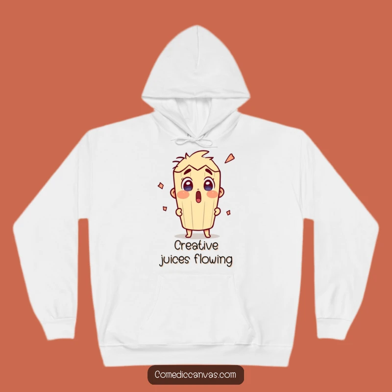 Funny Surprised Pencil Hoodie: Stay Cozy and Creative with This Hilarious Sketching Design
