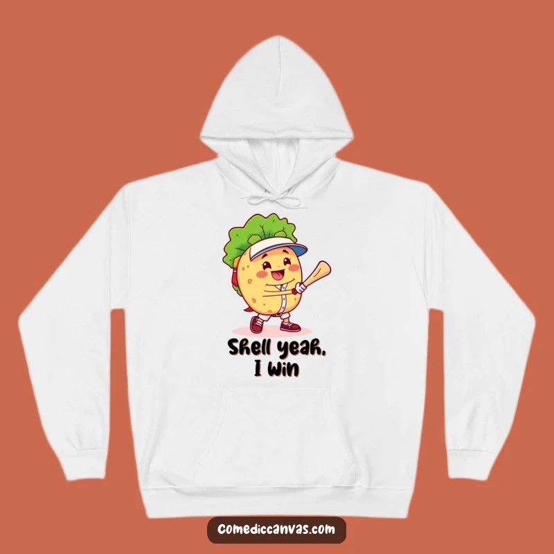 Funny Taco Baseball Champion Hoodie Cozy Comfort for Game Day