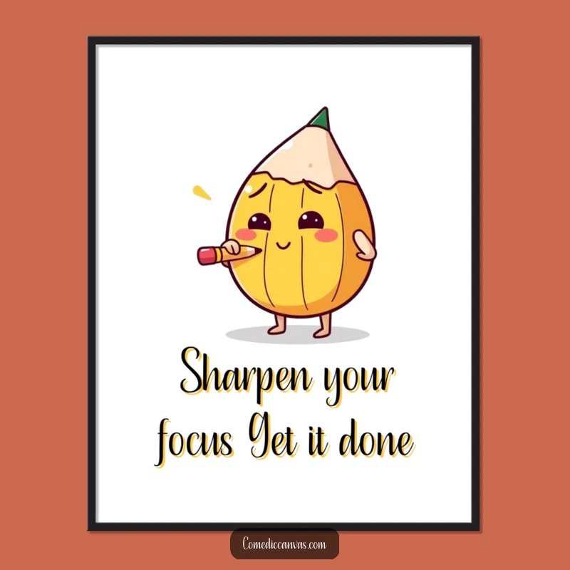 Funny Free Printable Pencil Wall Art: Sharp Wit Decor, Downloadable DIY Gift