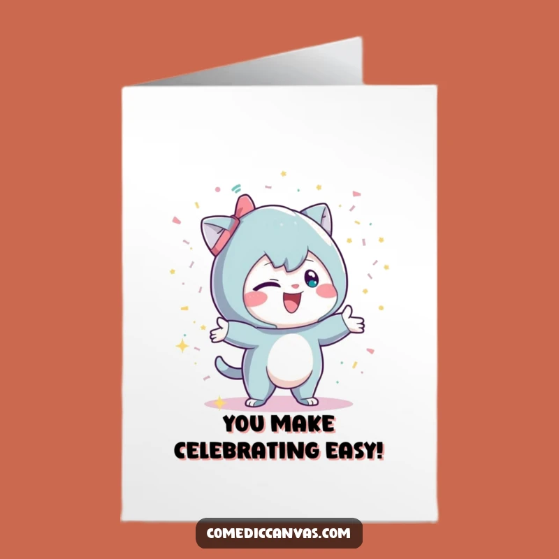 Free Printable Congrats Card: Hilarious Confetti Toss, Ideal DIY Downloadable Gift