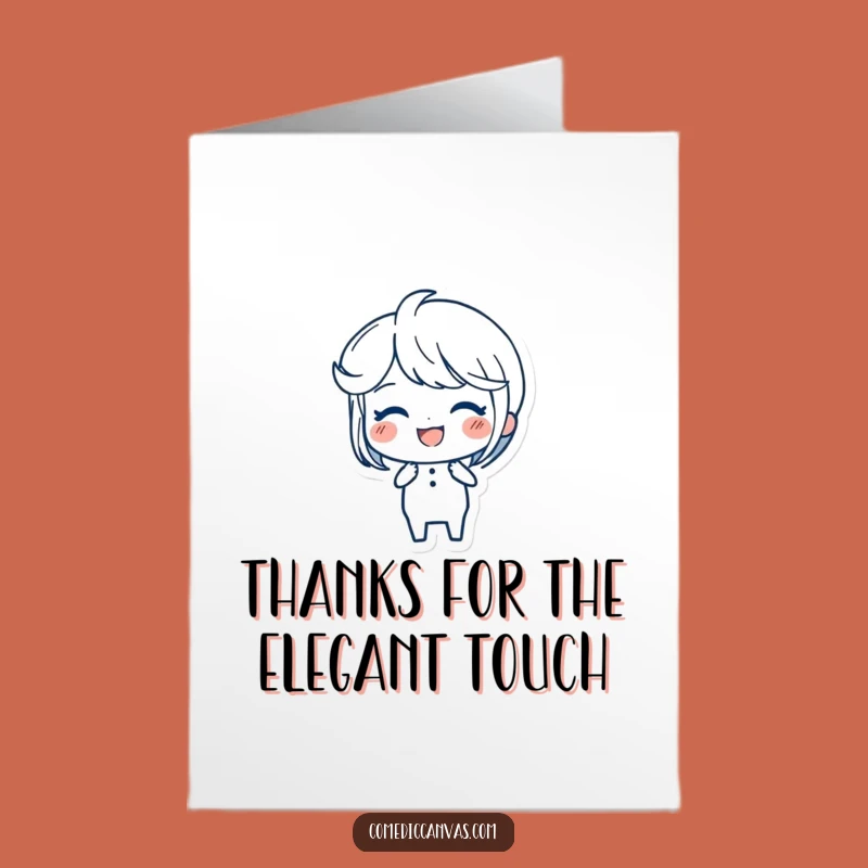 Free Printable Thank You Card: Elegant Ink Pen Artist - Humorous Downloadable