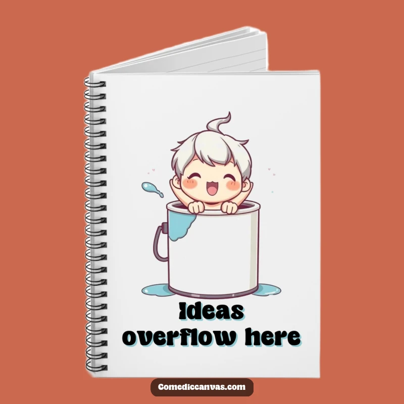 Funny Paint Can Pop Notebook: Journal Your Ideas with Art Character, Funny Gift