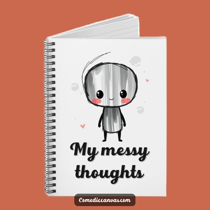 Funny Charcoal Stick Notebook: Whimsical Artist Smudging Lines, Jot Down Funny Ideas