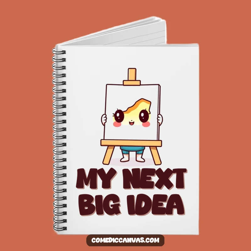 Funny Artist Easel Notebook: Jot Down Ideas with Flair