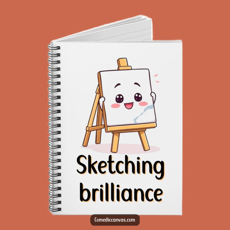 Funny Playful Easel Masterpiece Notebook, Journal for Creative Ideas