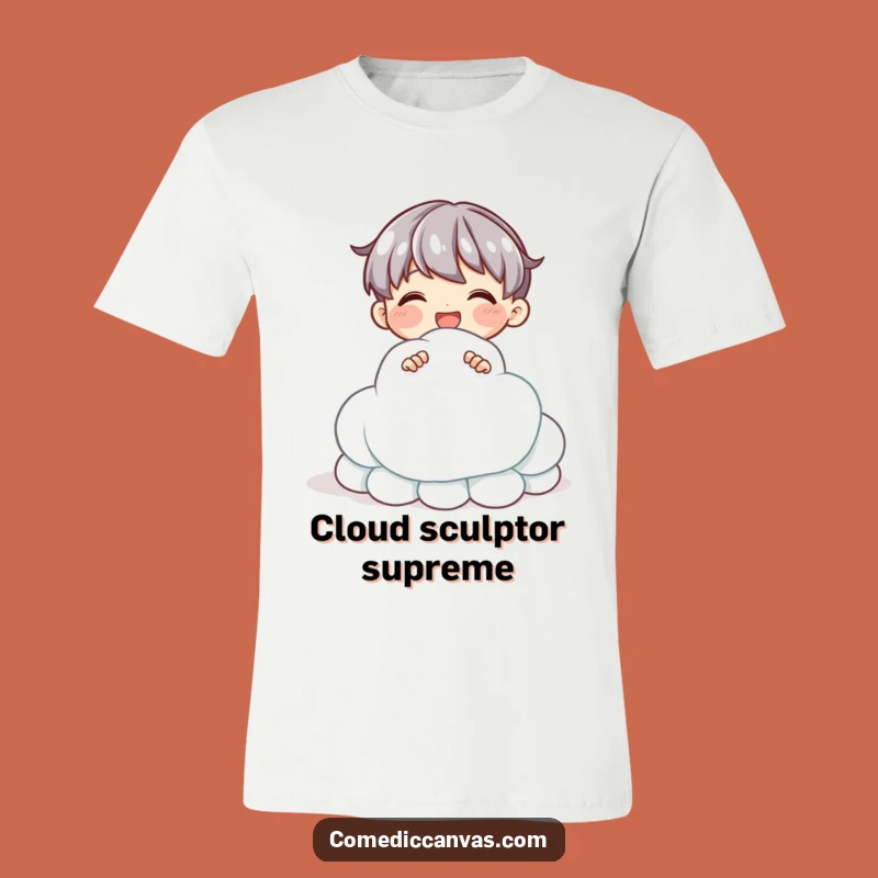 Funny Cloud Sculpting T-Shirt: Wear Your Artistic Delight