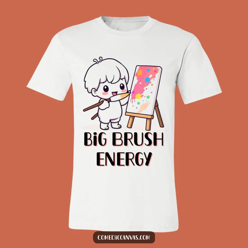 Funny Kawaii Painter T-Shirt: Creative Charm, Adorable Funny Gift