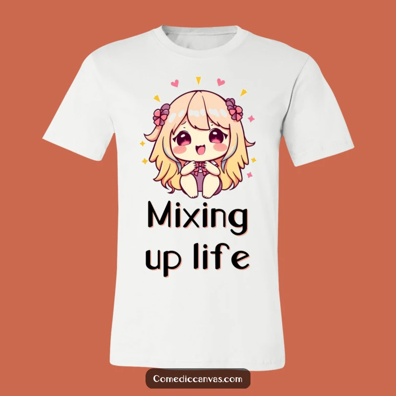 Funny Kawaii Palette T-Shirt: Vibrant Color Tee - Ideal Funny Gift!