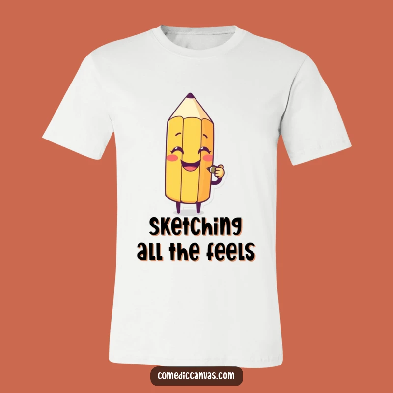Funny Pencil Sketch T-Shirt - Wearable Art & Hilarious Creator Apparel