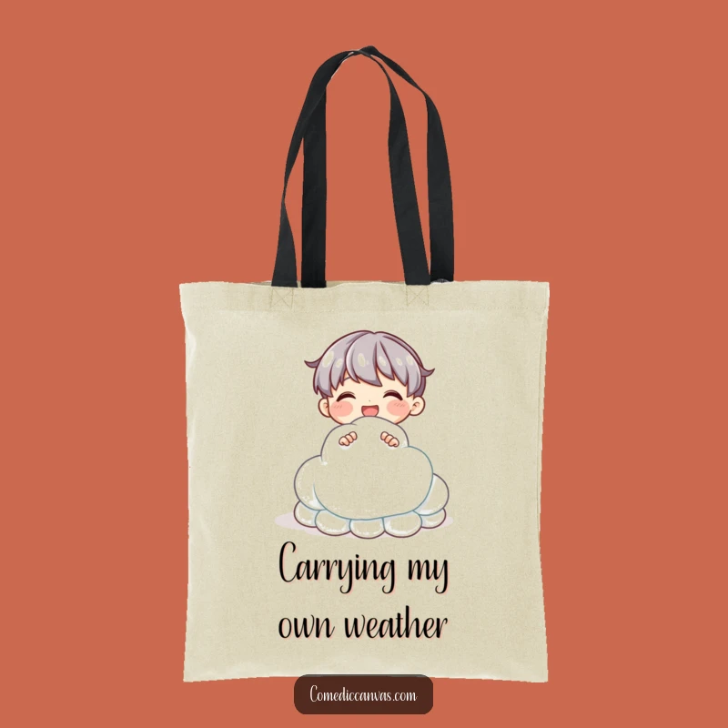 Funny Cloud Sculpting Tote Bag: Carry Your Creativity in Style